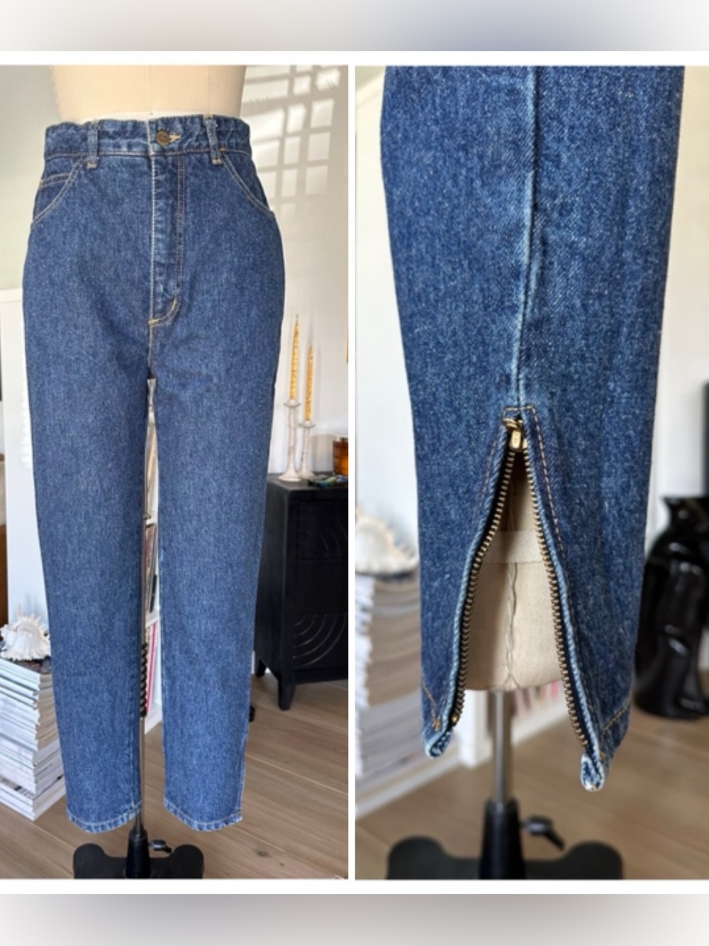 Vintage 80’s/90’s BONGO Ankle Zip Jeans